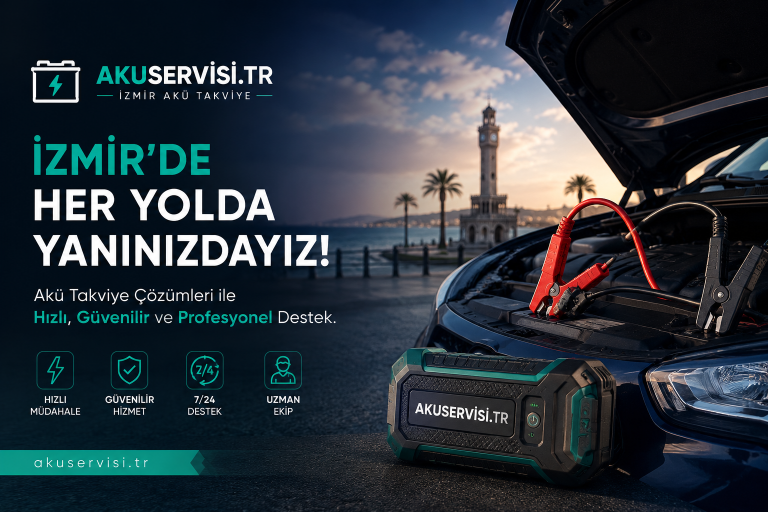 Akü Servisi - İzmir Akü Takviye